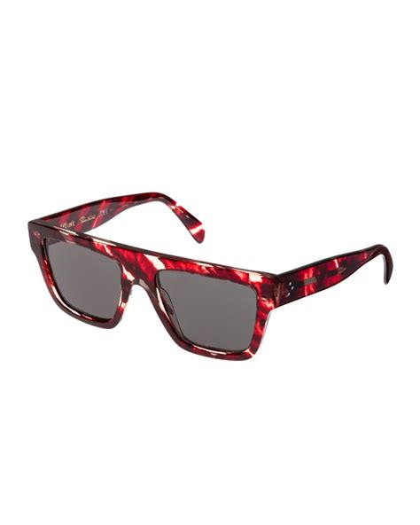 celine bold flattop acetate sunglasses